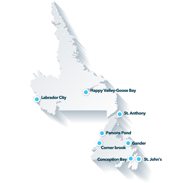 nfld map
