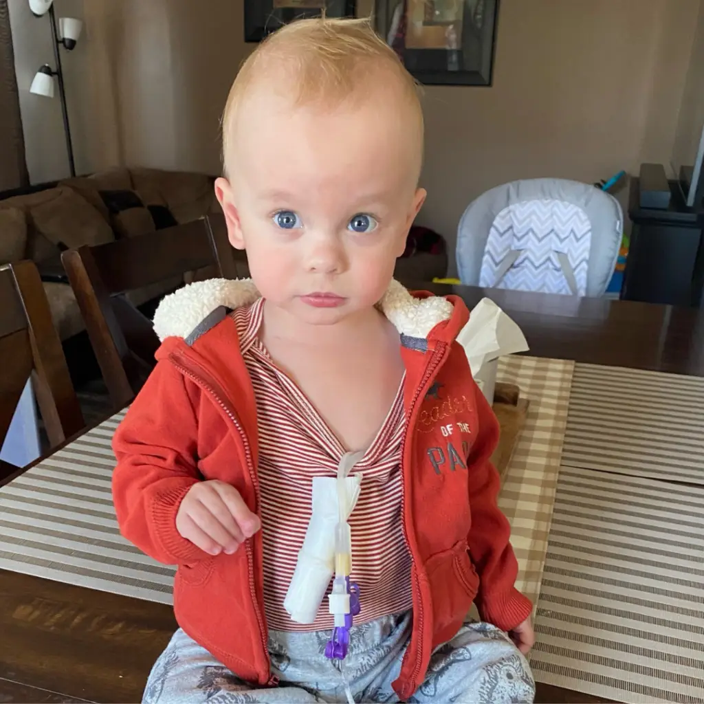 Baby Noah, a patient of Hope air