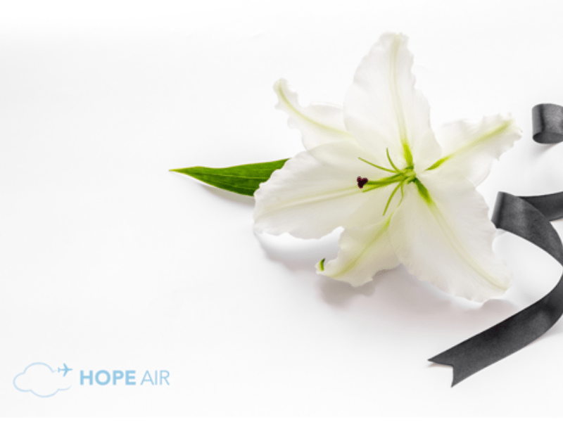 Hope Air - eCard - In Memory - White Lys