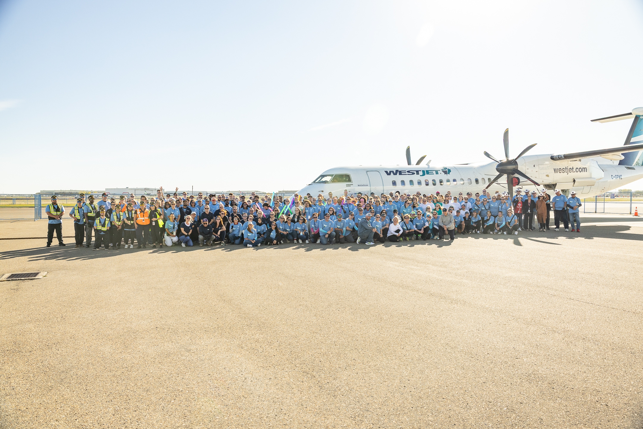 L'événement annuel « Haul for Hope » organisé par WestJet et Hope Air démarre à Calgary avec une participation record