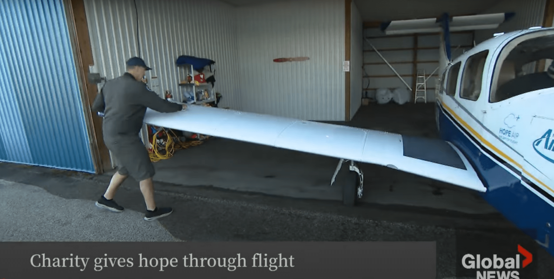 Global National : Hope Air : Découvrez la compagnie aérienne caritative qui permet aux Canadiens de bénéficier de soins médicaux loin de chez euxGlobal National : L'espoir dans les airs
