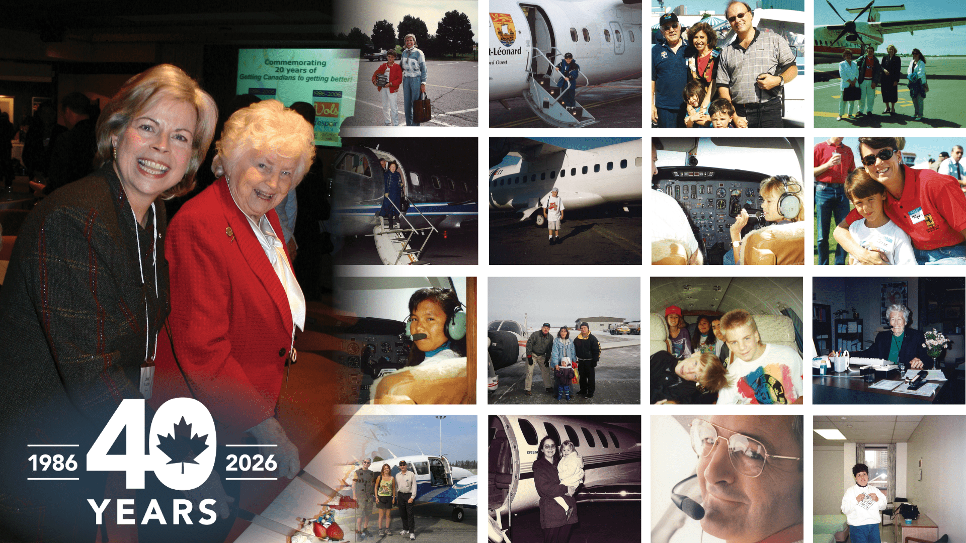 Célébrons 40 ans d'espoir, grâce à vous