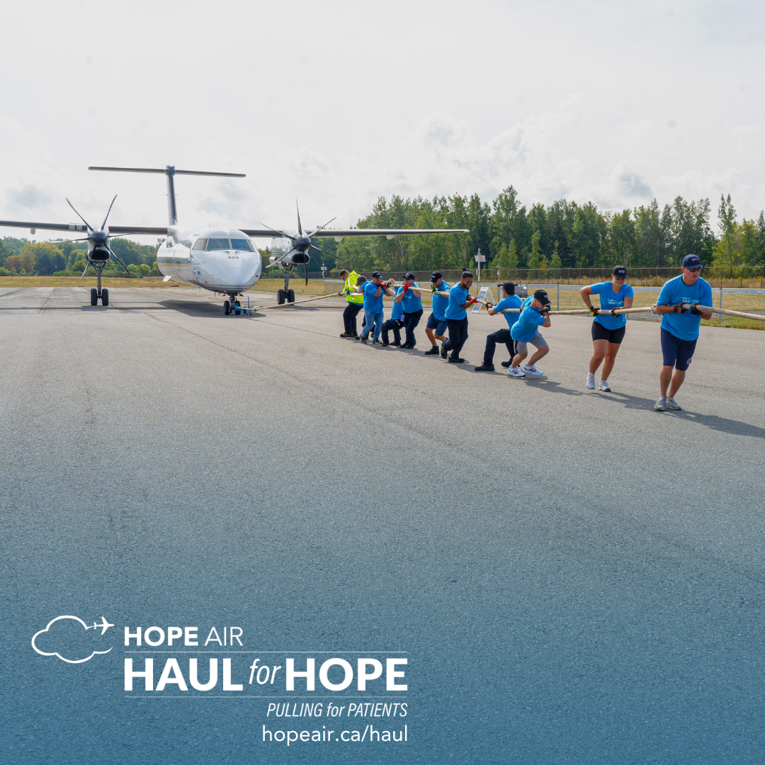 Hope Air relaunches Haul for Hope, in Partnership with WestJet 