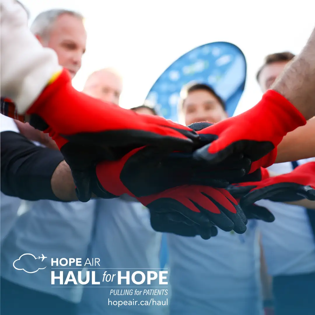 Hope Air Launches Annual Haul for Hope Event with Presenting Sponsor, WestJet 