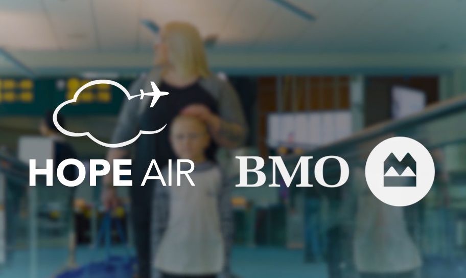 Hope Air and BMO Partner to Provide More Life-Changing Travel for Patients in Need