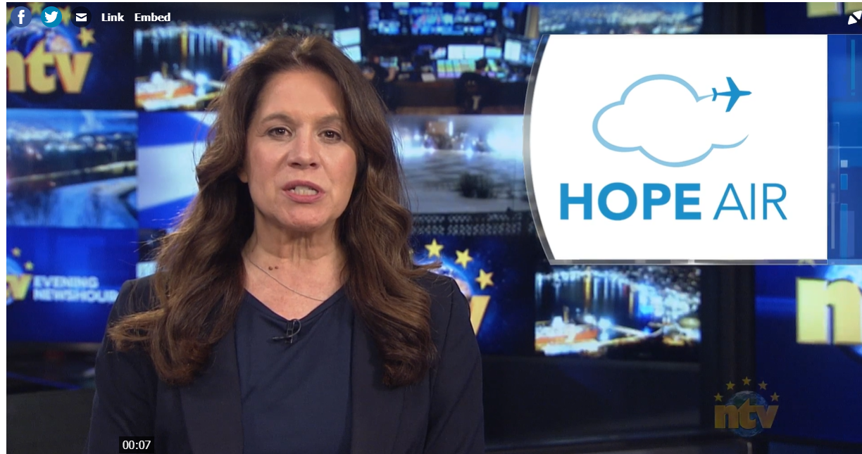 NTV: Hope Air arranges almost 900 medical trips in 2025