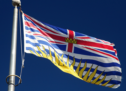 Drapeau provincial de la Colombie-Britannique
