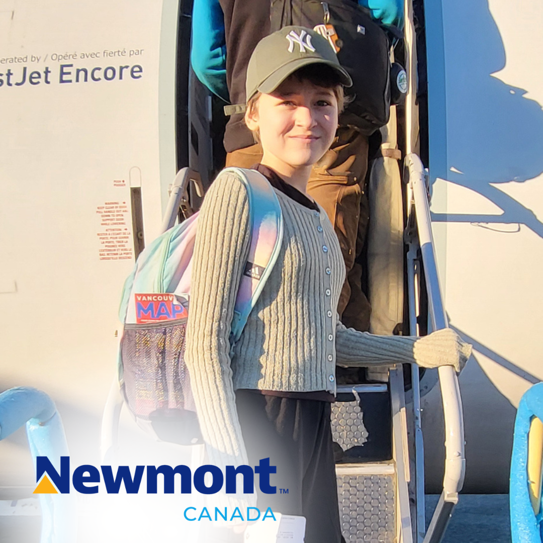 Newmont Canada renouvelle son soutien à Hope Air, aidant ainsi les familles du nord-ouest de la Colombie-Britannique à accéder à des soins médicaux vitaux 